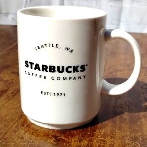 Starbucks Coffee Mug Seattle Washington Original Starbucks 14 Oz